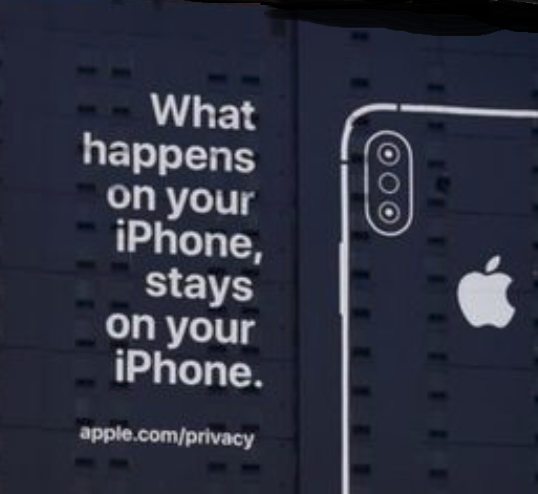 Apple billboard in Las Vegas