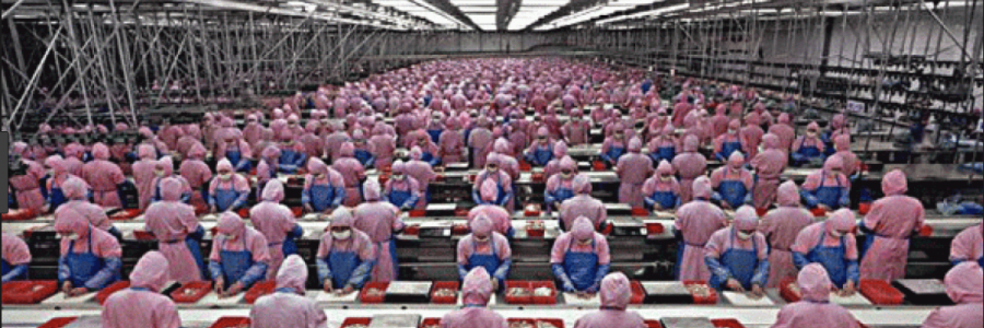 Foxconn factory in China