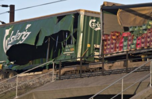Freight train damage