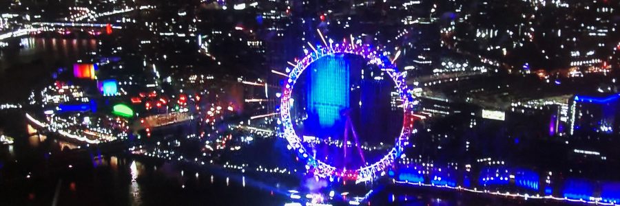London Eye Aerial view