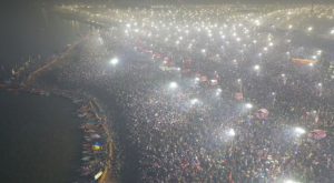 Aerial view of ganges