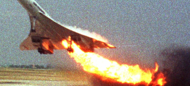The fatal Concorde crash