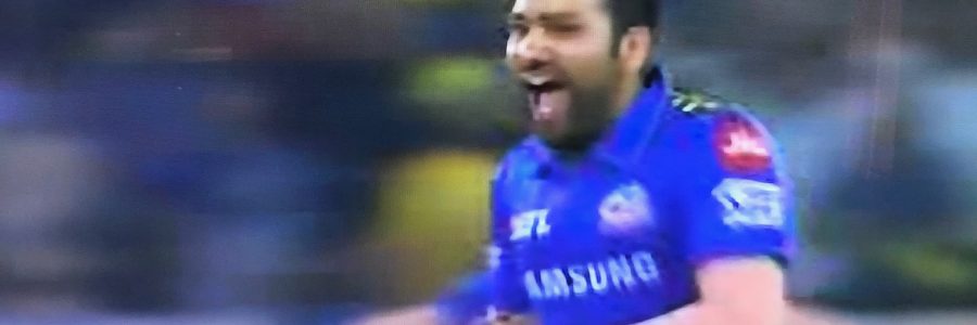 MI captain Rohit Sharma leaps with joy after winning IPL 2019