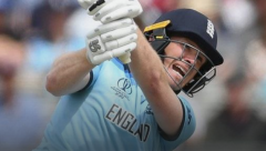 England captain Eion Morgan hit a record 17 sixes against Afghanistan