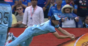 Woakes's remarkable catch to dismiss Pant