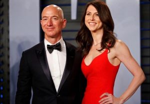 Jeff Bezos and Mackenzie