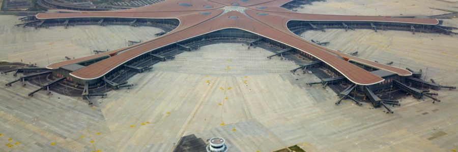 Starshaped Beijing airport
