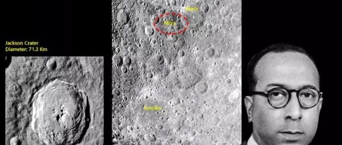 Lunar crater image by Chandrayaan-2