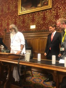 Dr KJ Yesudas Honoured at Houses of Parliament by Justice secretary Phil MP and Martyn Day MP and Councillor Manju