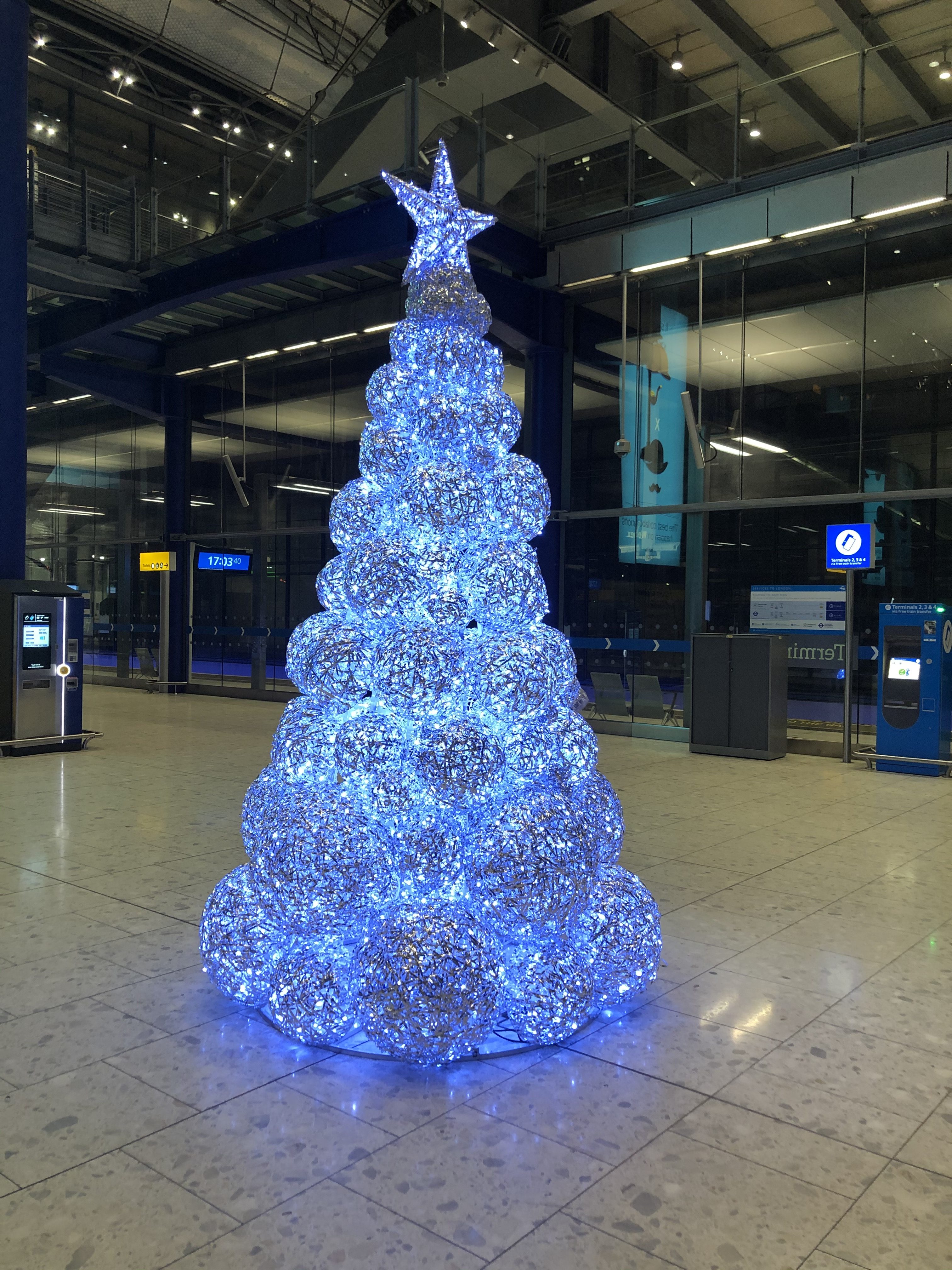Christmas Tree at Heathrow Airport