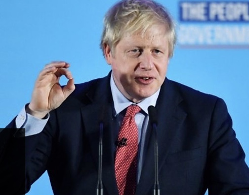 Boris Johnson hails the "New Dawn".