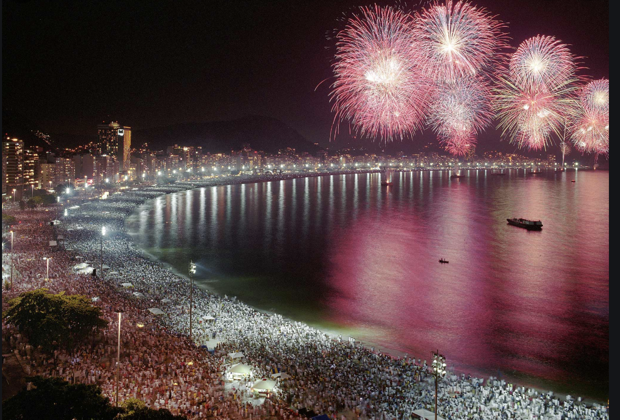 Rio's Stunning New Year's eve party.