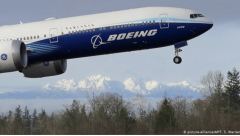 Boeing 777X making its maiden flight