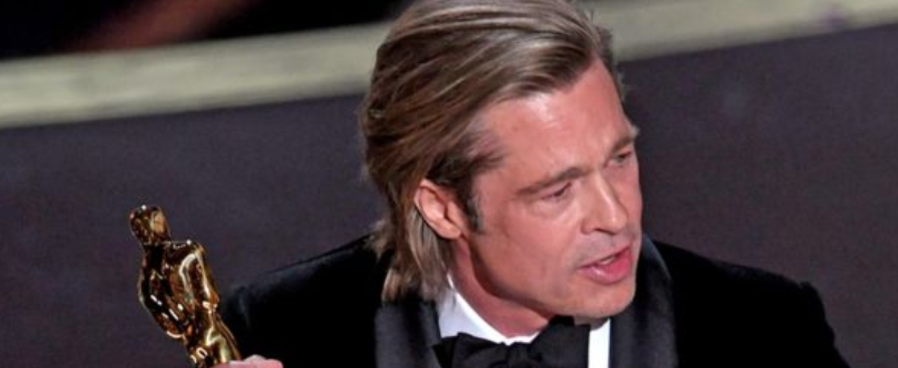 Brad Pitt won the supporting actor award for Once Upon A Time In Hollywood