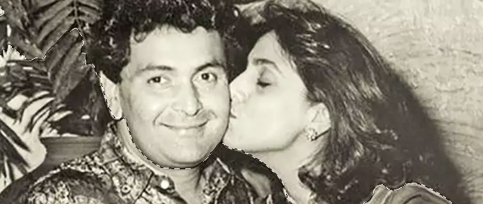 Rishi Kapoor with Dimple Kapadia in Bobby