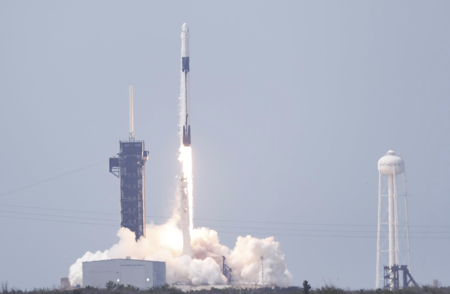 Dragon being launched from California