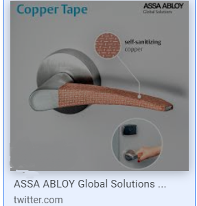 Assa Abloy Sanitizing tape for door handles