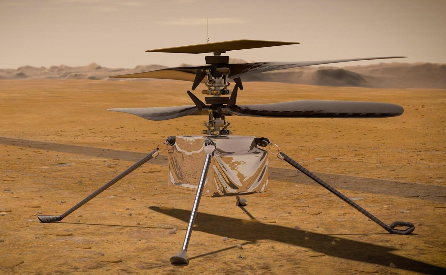 Helicopet set to be the first aircraft to fly on another planet.