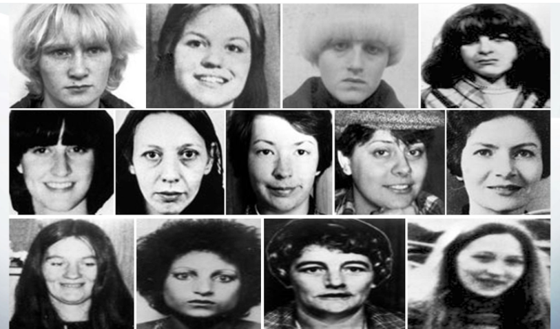 13 victims of Peter Sutcliffe