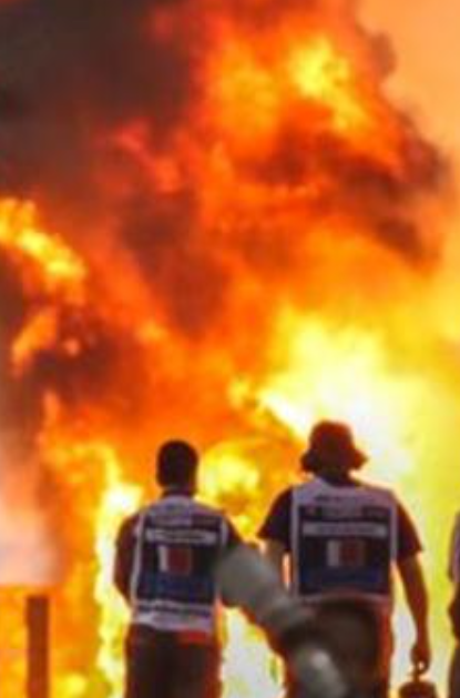 Inferno at Bahrain F1 race after Grosjean's crash