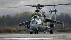 Russian MI-24 shot down