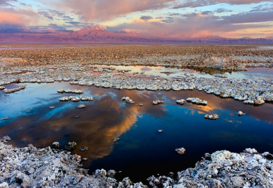 The Salar de Atacama salt flat in Chile Wikimedia Commons Francesco Mocellin