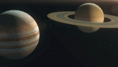 Winter solstice: Jupiter and Saturn alignment