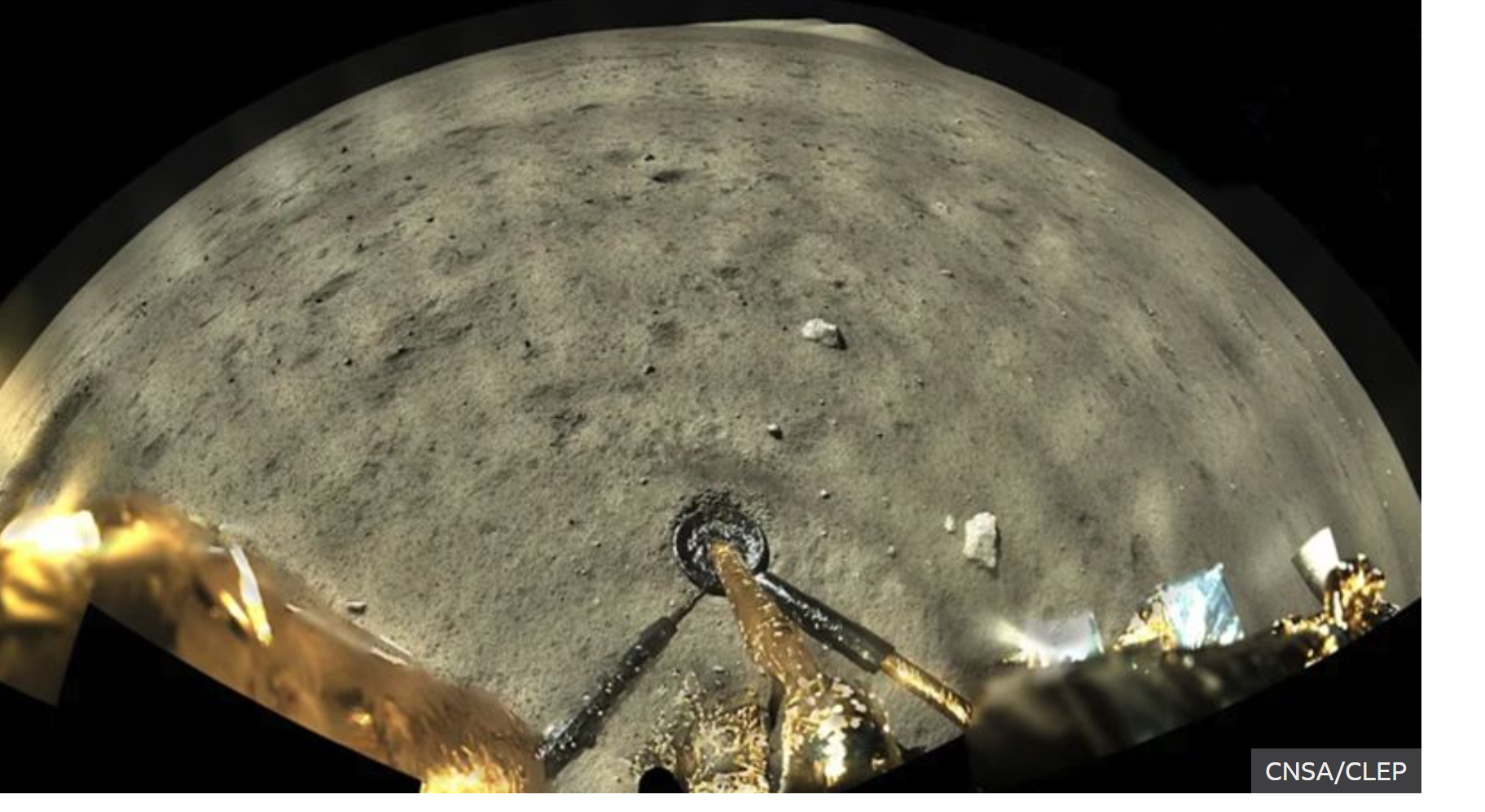 North-West Moon landing of Chang'e5