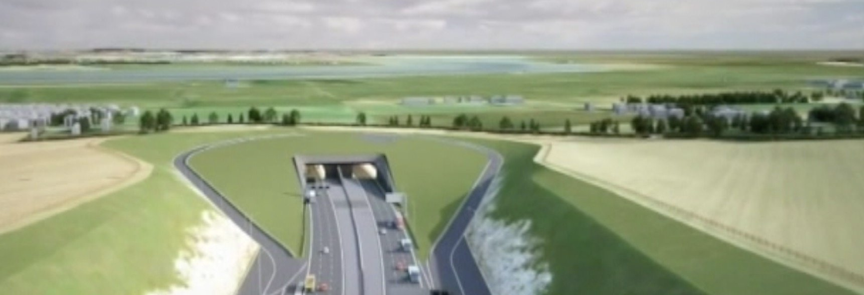 Propose virtual flyover of new Thames Lower crossing.