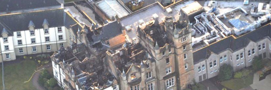 Blaze that destroyed Cameron House