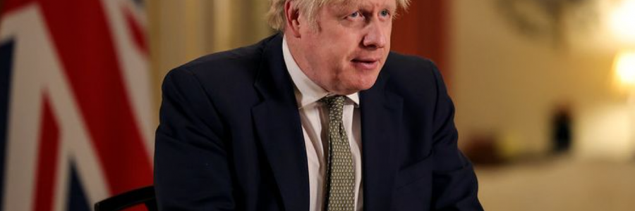 Boris Johnson announcing England national lockdown