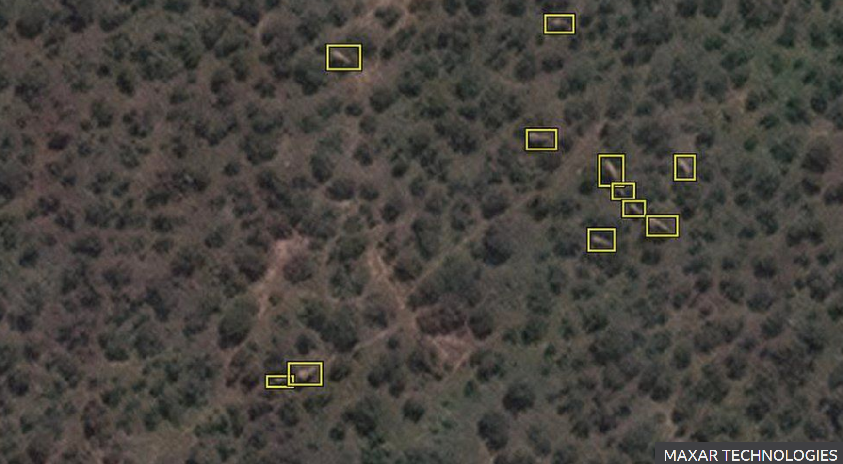 Pictures emerging from anti-poaching satellite monitoring from space