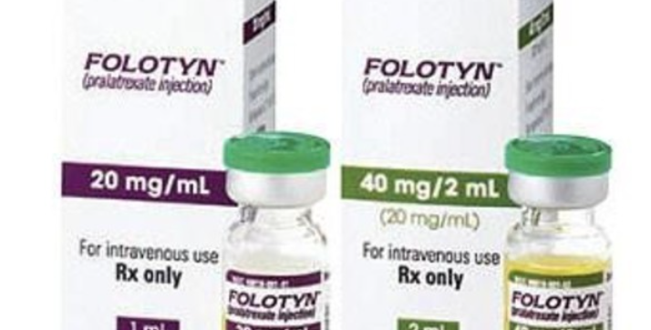Pralatrexate sold under the brand name Folotyn