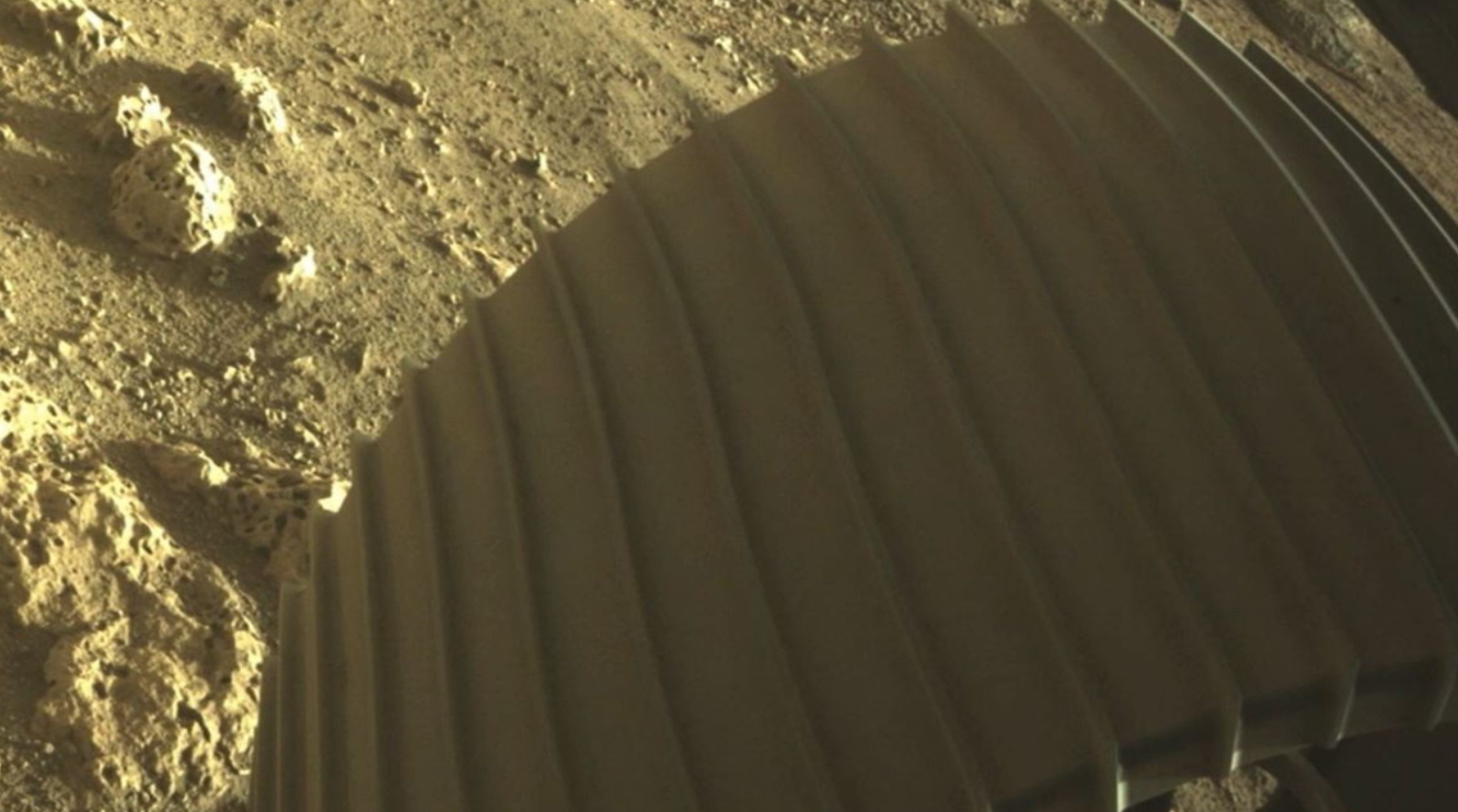 Colour picture captured from the rover NASA