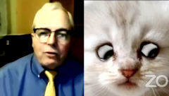 Rod Ponton, a Texas lawyer whose mishap with a cat filter on Zoom has made him an internet sensation