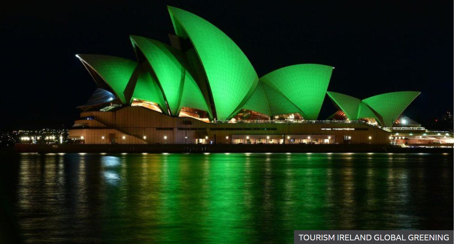 Sydney Opera House was one of the first landmarks to take part in the Global Greetings initiative.