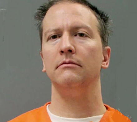 Former Minneapolis police officer Derek Chauvin’s photo wearing a orange jail jump suit released the morning after his guilty verdict (Minnesota Department of Corrections)