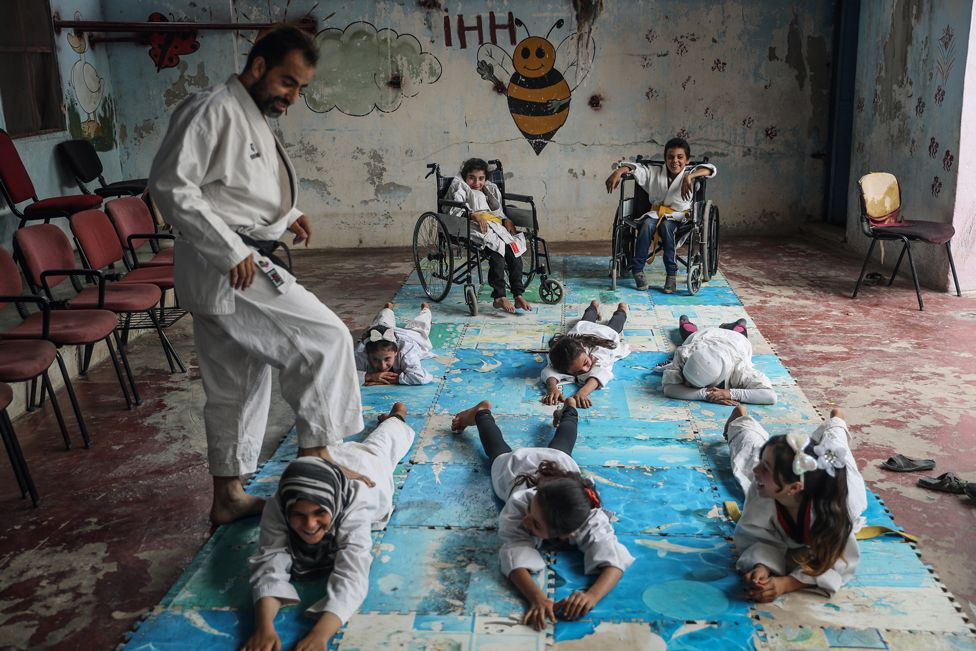 In Sports Category Anas Alkarbotli won for his series shot at a Karate school near Aleppo, Syria, titled Sport and Fun Instead of War and Fear