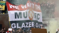 Manchester United fans' protest at Old Trafford