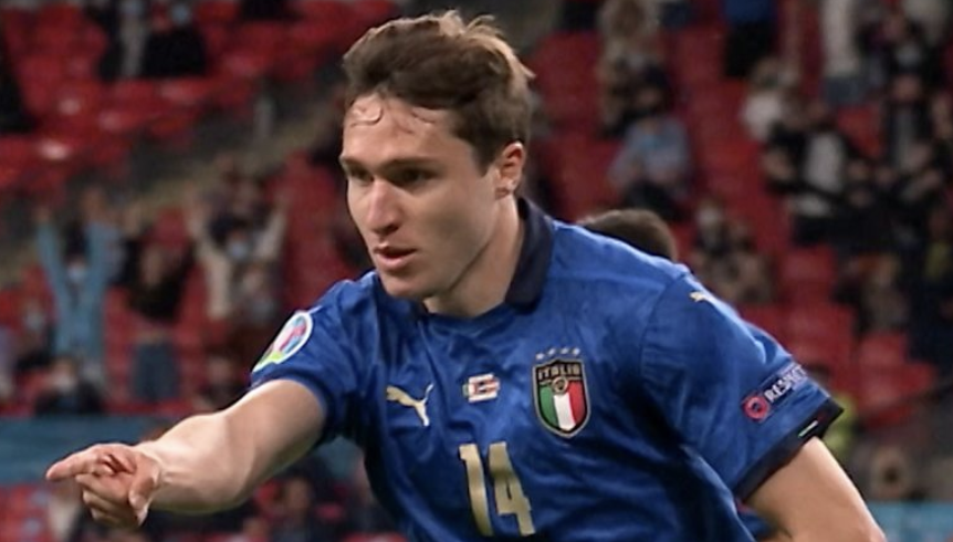 Substitute Passina's goal for Italy