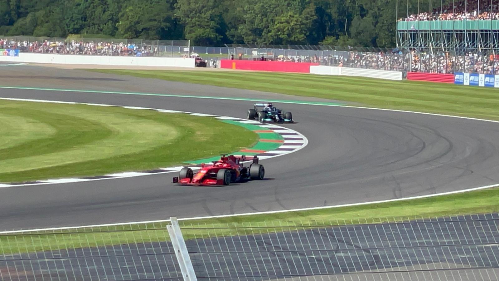 Leclerc on lead until the last two laps