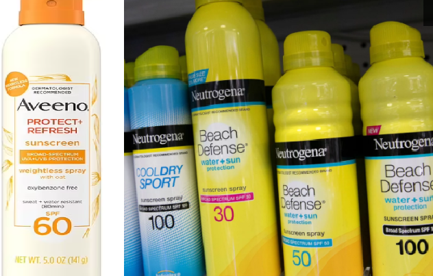 Aveeno and Neutrogena sunscreens recalled