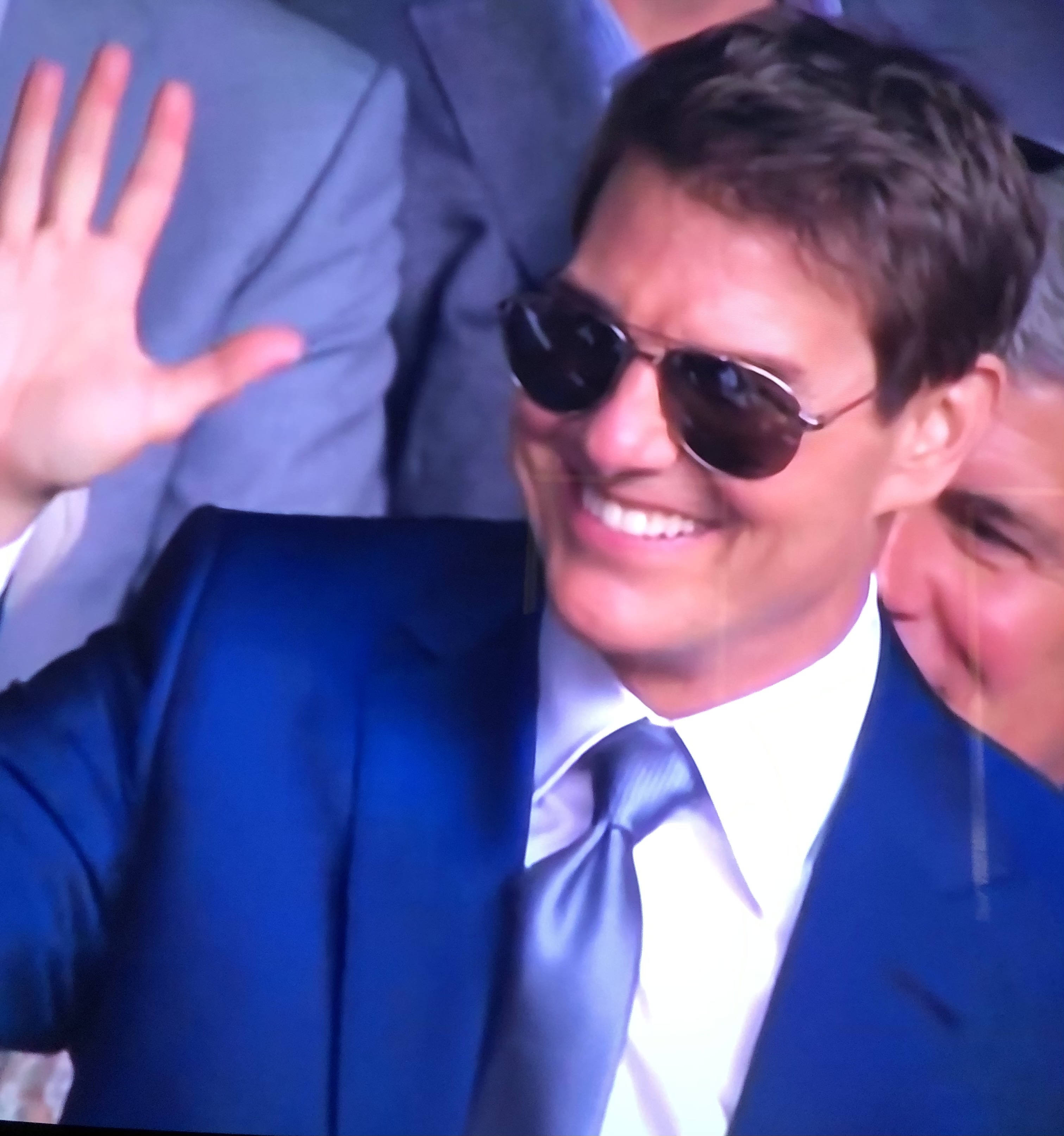Tom Cruise attemding Wimbledon