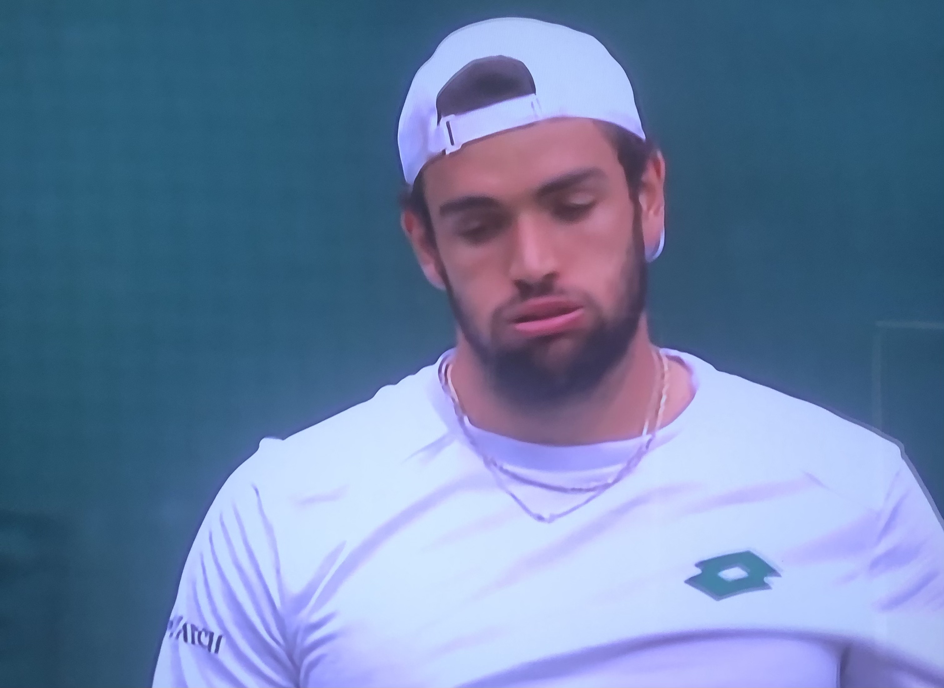 Dejected and frustrated Berrettini