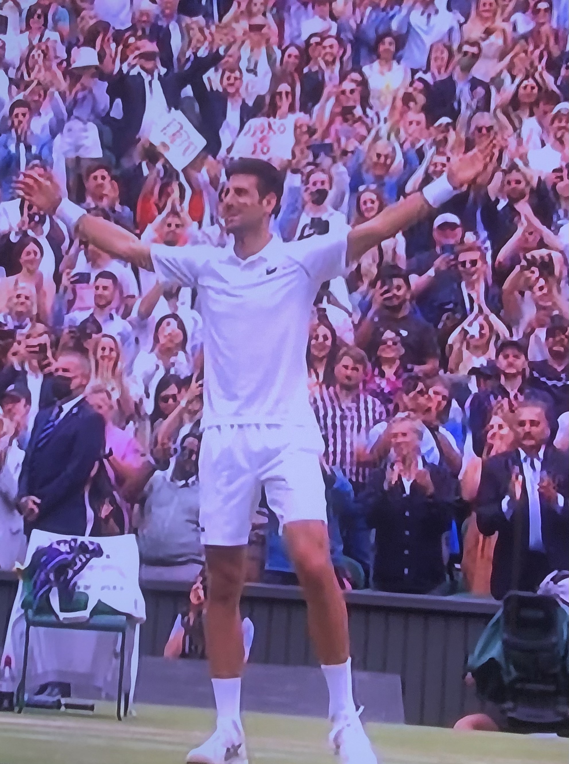 Victorious Novak Djokovic