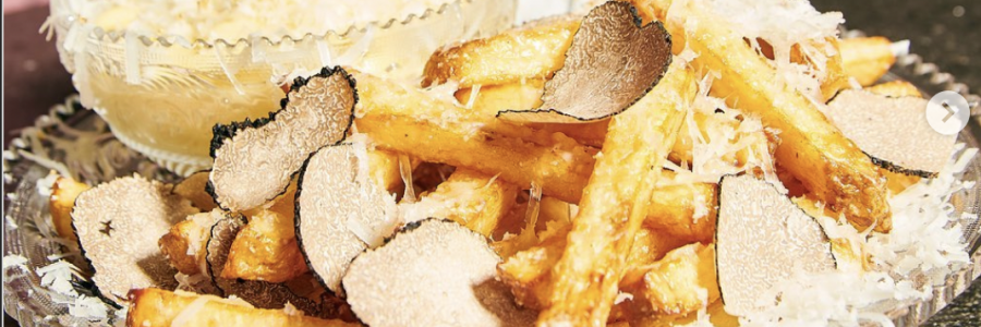 World' s most expensive gold dust French fries