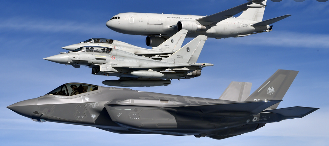 RAF F35, Euro fighters and Typhoon