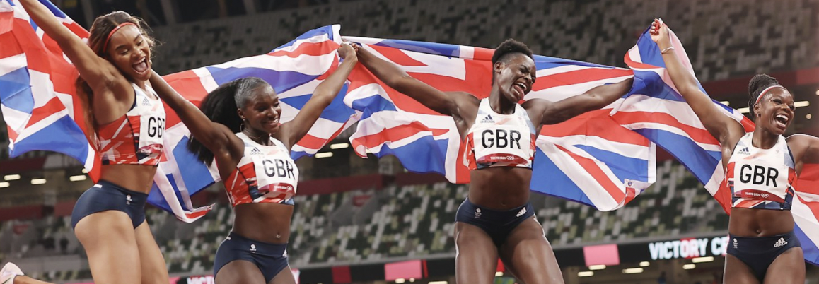 GB women win 4x100m sprint relay Olympic Bronze