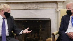 Boris Johnson and Joe Biden hold face-to-face talks.