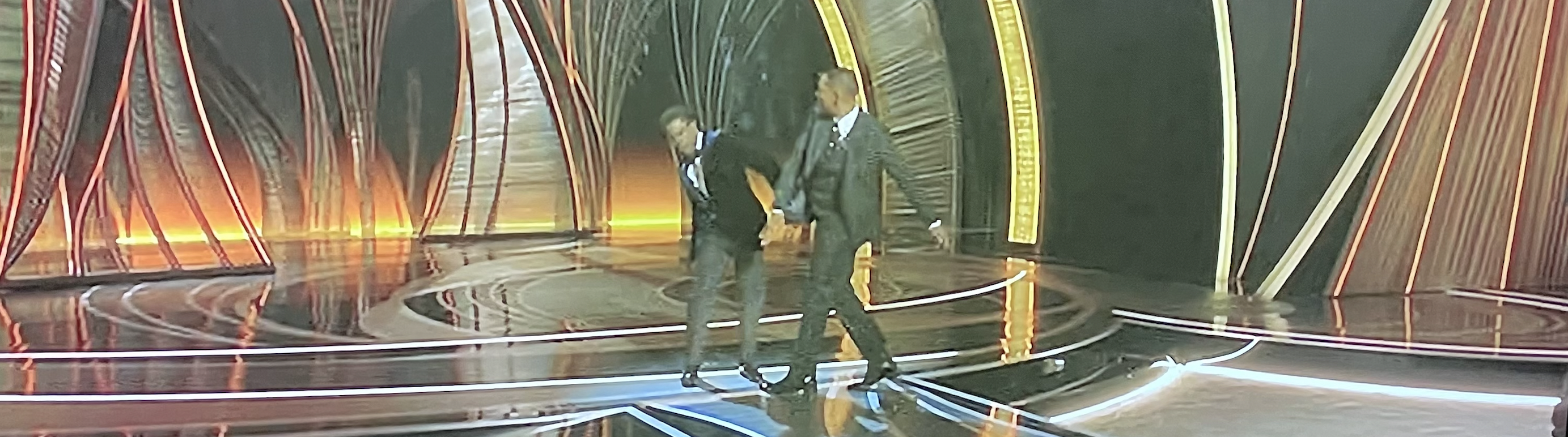 Wil Smith slapping comedian Chris Rock